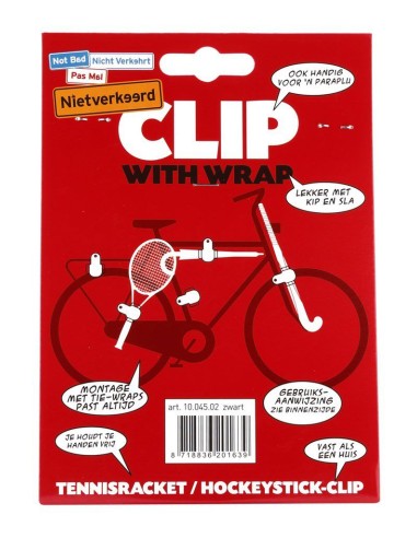 Tennis/Hockey-Klammer NietVerkeerd - Schwarz