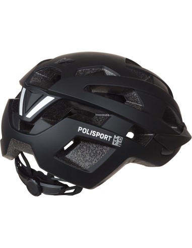 Fahrradhelm Polisport City Move M 54-58 cm - Schwarz