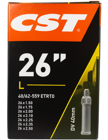 Schlauch CST DV40mm - 26 x 1.50-2.50" - 40/62-559 mm