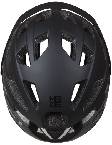 Fahrradhelm Polisport City Move M 54-58 cm - Schwarz