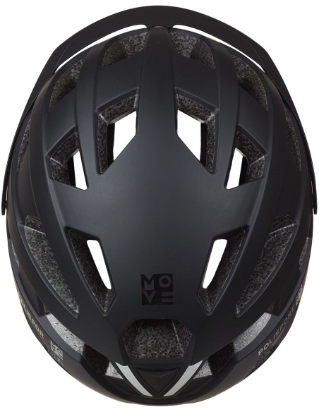 Fahrradhelm Polisport City Move M 54-58 cm - Schwarz