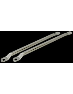 Beinsatz für Steco Comfort 20-24" Vorderrad Gepäckträger 310 mm - Weiß