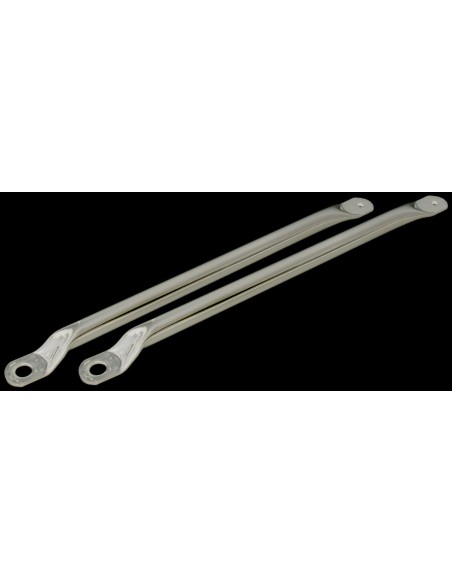 Beinsatz für Steco Comfort 20-24" Vorderrad Gepäckträger 310 mm - Weiß