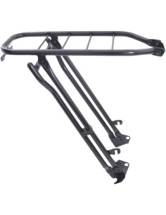 Gepäckträger für Hinten 28" Gazelle mit 57 bis 61 cm mit Klappständer - Schwarz