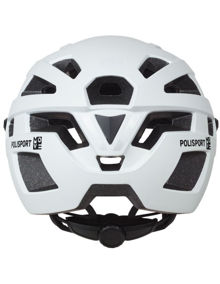 Fahrradhelm Polisport City Move L 58-61 cm - Weiß