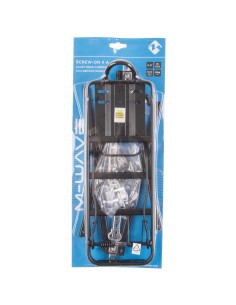 Gepäckträger für Hinten 26/28" M-Wave Screw-On II - Schwarz
