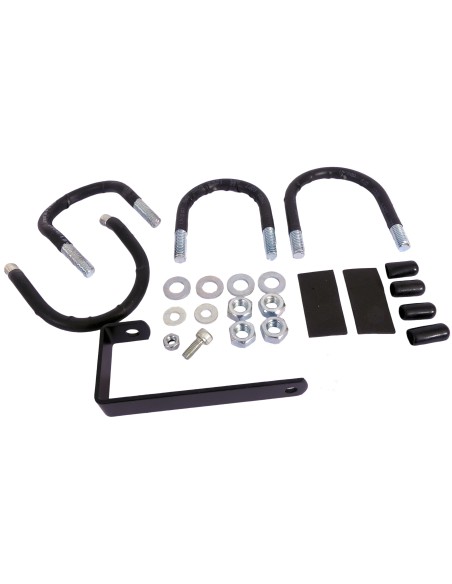 Montageset Steco Comfort extra lang - Mattschwarz