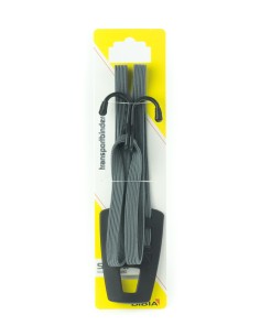Spanngurt Gepäckträger Bibia Amazing Grey mit Haken - passend für Vordergepäckträger - Grau