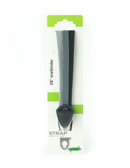 Spanngurt Gepäckträger Trio Widek Amazing mit Edelstahlbügel - Dunkelsilber/Dunkelgrau /Schwarz