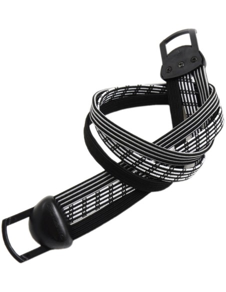 Spanngurt Gepäckträger Trio Gazelle 28" Power mit 3 Gurte - Schwarz/Silber