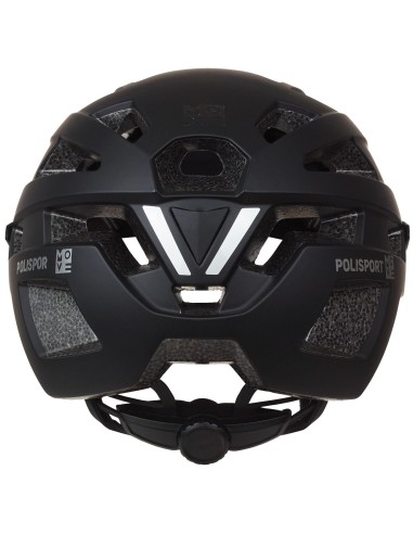 Fahrradhelm Polisport City Move L 58-61 cm - Schwarz
