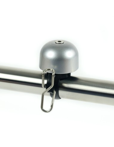 Fahrradklingel Widek Paperclip mini - Silber