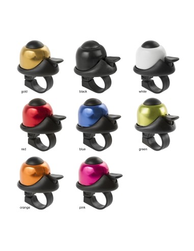 Fahrradklingel Edge Bella Design Mini ø36mm - Schwarz