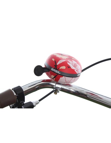 Fahrradklingel Ding-Dong Basil Magonolia Big Bell ø80mm - Poppy Red