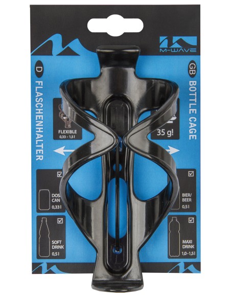 Flaschenhalter M-Wave BC 32 Flex Polycarbonat Schwarz