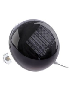 Fahrradklingel Ding-Dong NietVerkeerd Stripes ø60 mm - Schwarz mit weißem Barcode