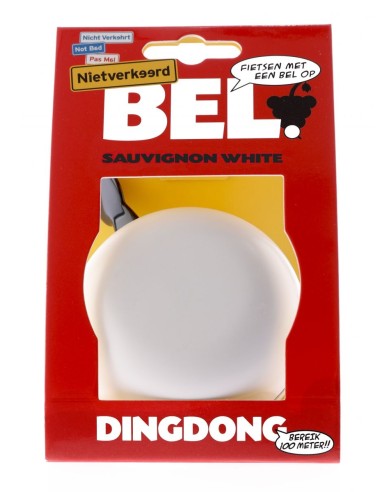 Fahrradklingel Ding-Dong NietVerkeerd ø80mm - Sauvignon White