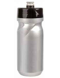 Trinkflasche mit Schraubverschluss Polisport S600 - 600ml - Silber/Schwarz
