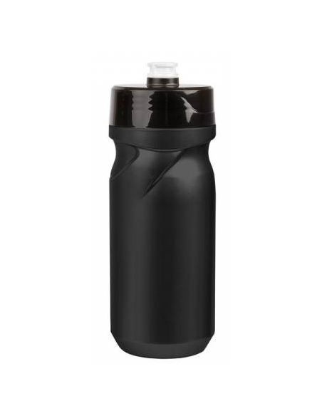 Trinkflasche mit Schraubverschluss Polisport S600 - 600ml - Schwarz/Schwarz/Weiß