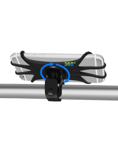 Telefonhalter Edge EZ Fit - 360 ° - Silikon - Schwarz