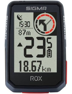 Fahrradcomputer GPS Sigma ROX 2.0 mit Overclamp Butler Lenkerhalterung - Schwarz