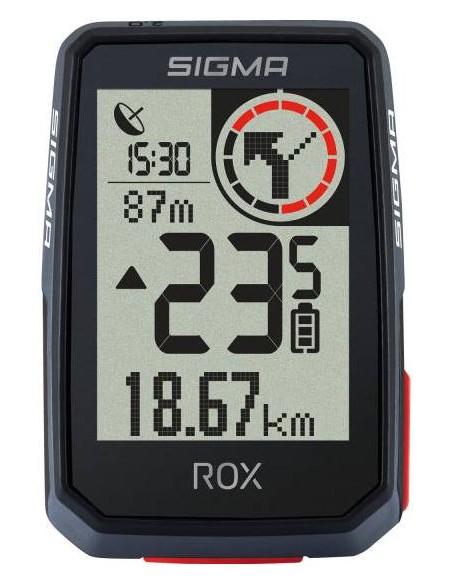 Fahrradcomputer GPS Sigma ROX 2.0 mit Overclamp Butler Lenkerhalterung - Schwarz