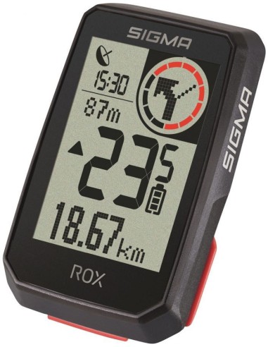 Fahrradcomputer GPS Sigma ROX 2.0 mit Overclamp Butler Lenkerhalterung - Schwarz