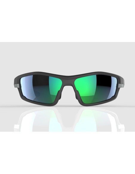 Sonnenbrille Mirage Sport mit 3 Paar Gläsern - Schwarz/Grau