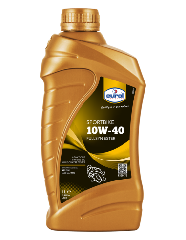 Vollsynthetisches Motorenöl Eurol Sportbike 10W-40 für 4-Takt Motorräder