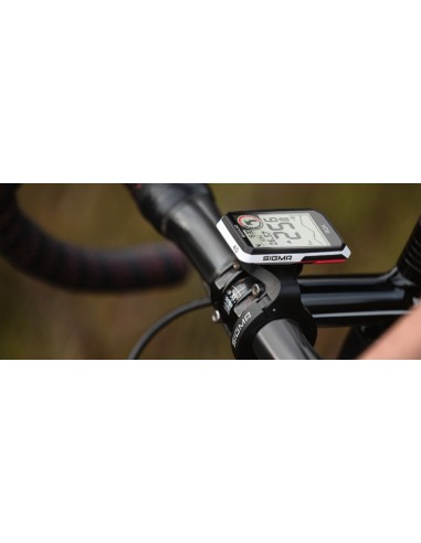 Fahrradcomputer GPS Sigma ROX 4.0 mit Standard-Lenkerhalterung - Schwarz