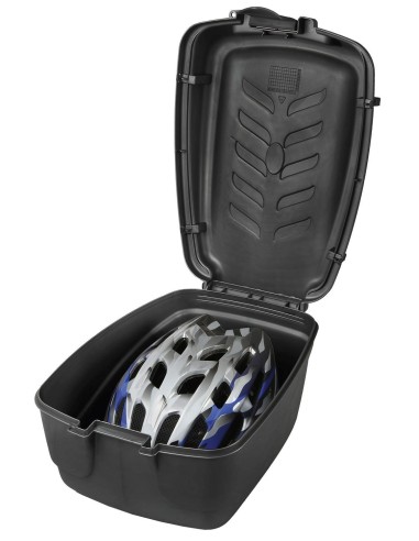 Topcase Polisport Luxe mit Schnellverschluss - Schwarz