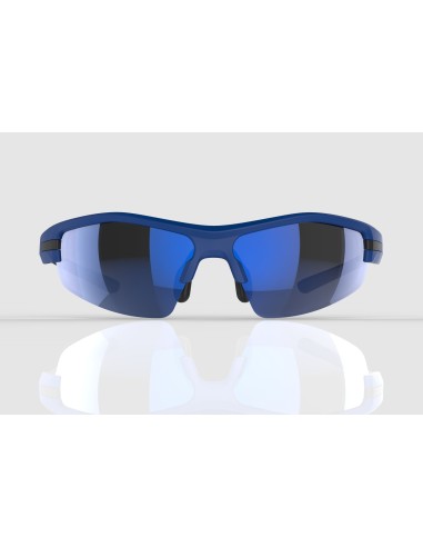 Sonnenbrille Mirage Sport mit 3 Paar Gläsern - Blau/Schwarz