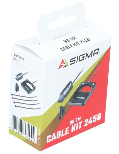 Fahrradcomputer Halterung Sigma 2450 mit Speichenmagnet (90 cm Kabel)