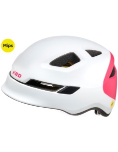 Fahrradhelm KED Pop Mips - small (48-52 cm) - White Magenta