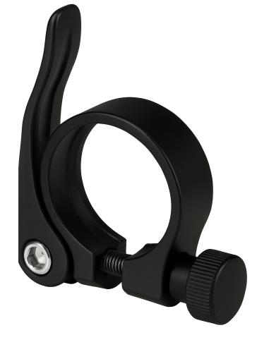 Sattelstützeklemme ø31.8 mm Edge Aluminium mit Schnellverschluss - Schwarz