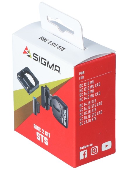 Geschwindigkeitssender Satz Sigma 2450 (Sensor + Speichenmagnet + Lenkerhalterung)