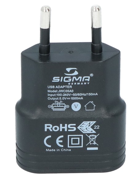 Ladestecker Sigma für Micro USB Kabel und USB-C-Kabel