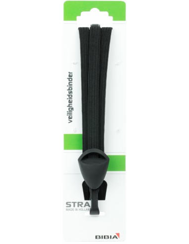 Spanngurt Gepäckträger Trio Widek All-Black mit Schwarzen Edelstahlhaken - Schwarz (auf Karte)