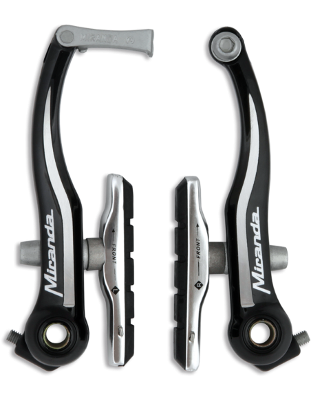 V-Brake Satz MIRANDA Sirius Schwarz (für Hinten oder Vorne).