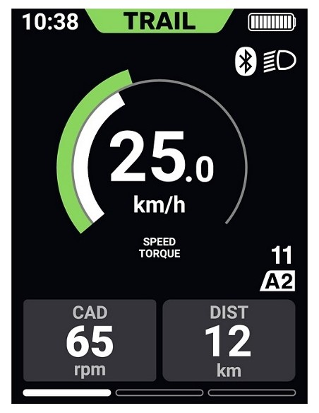 Informations-Display / Fahrradcomputer Shimano Steps SC-EN610 ohne Halter