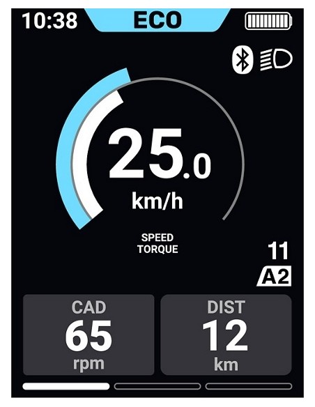 Informations-Display / Fahrradcomputer Shimano Steps SC-EN610 ohne Halter