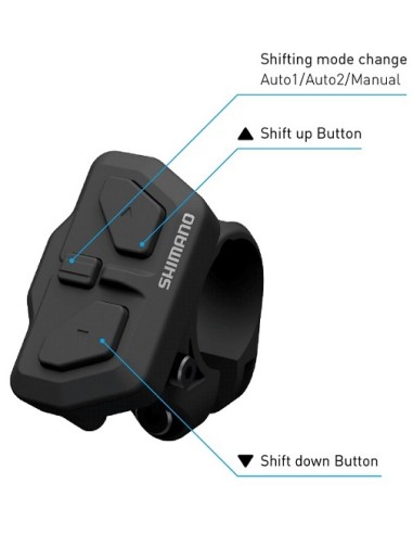 Schaltereinheit für Rechts Shimano STEPS SW-EN600-R - 22.2 mm Adapter