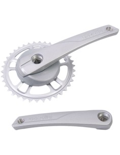 Kettenradgarnitur 38Z Gazelle 170mm für Vierkantachse - Silber