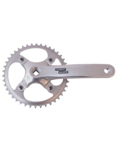 Kettenradgarnitur 42Z Sturmey Archer FCS720 für 3/32" Kette 170mm für Vierkantachse - Silber