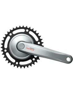 Kettenradgarnitur 38Z Shimano Nexus C6000 mit 170mm Kurbel - Silber