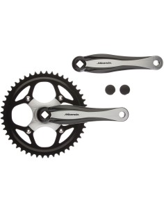 Kettenradgarnitur 48Z Miranda Beta 1+ für 3/32" Kette - Aluminium - Schwarz