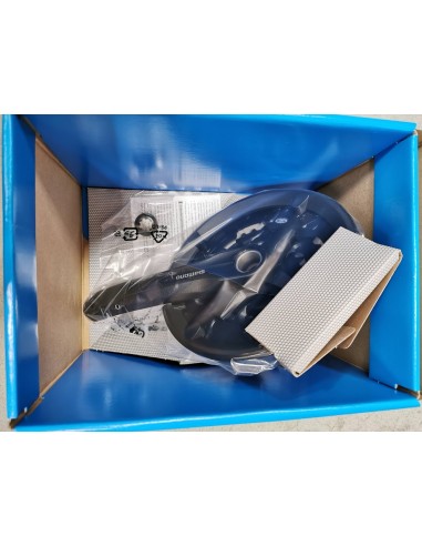 Kettenradgarnitur 3 x 9 fach Shimano FC-MT210-3 mit 175mm Kurbel 40-30-22Z - Schwarz