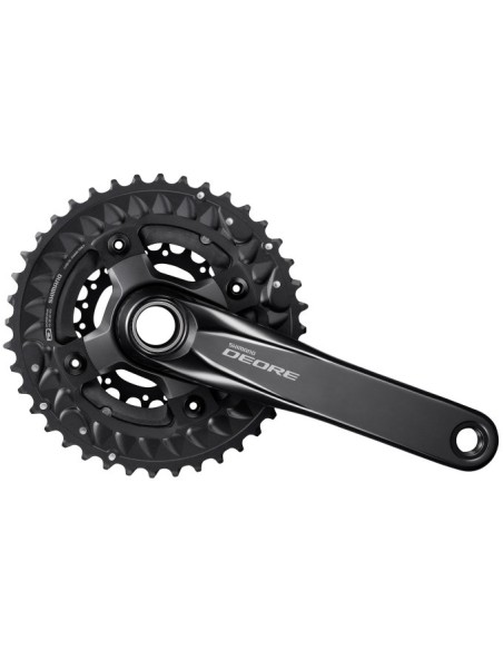 Kettenradgarnitur 3 x 10 fach Shimano Deore FC-M6000 175mm/40 x 30 x 22mm - Schwarz