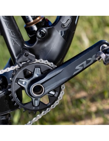 Kettenrad-garnitur 12 fach Shimano SLX FC-M7120-1 ohne Kettenblatt 175 mm - Schwarz