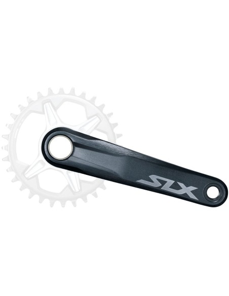 Kettenrad-garnitur 12-fach Shimano SLX FC-M7130-1 ohne Kettenblatt 175 mm - Schwarz